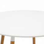 Relaxdays Scandinavian Style Round Dining Table
