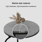 ZXFDMSWJ Modern Nesting Coffee Table Set with Marble Top