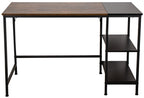 CLP Ocala Wooden Office Desk with Attached Shelf