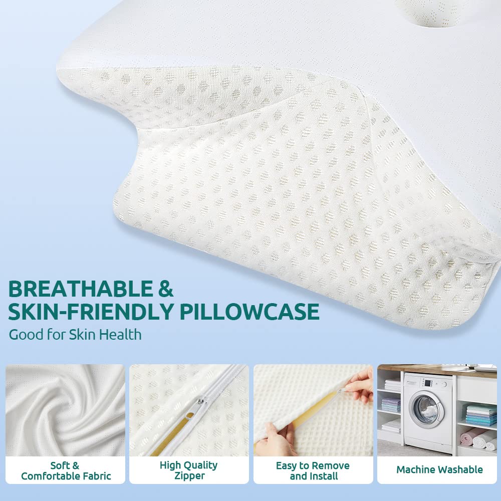 DONAMA King Size Grounding Pillowcase with Silver Fiber