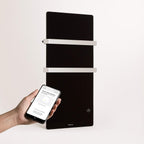 CREATE Warm Towel Glass Electric Towel Rail with WiFi