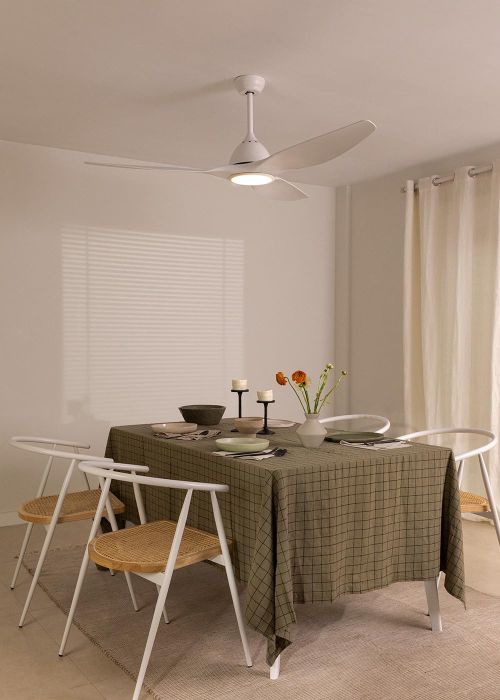 CREATE Ceiling Fan with White Light and Copper AC Motor
