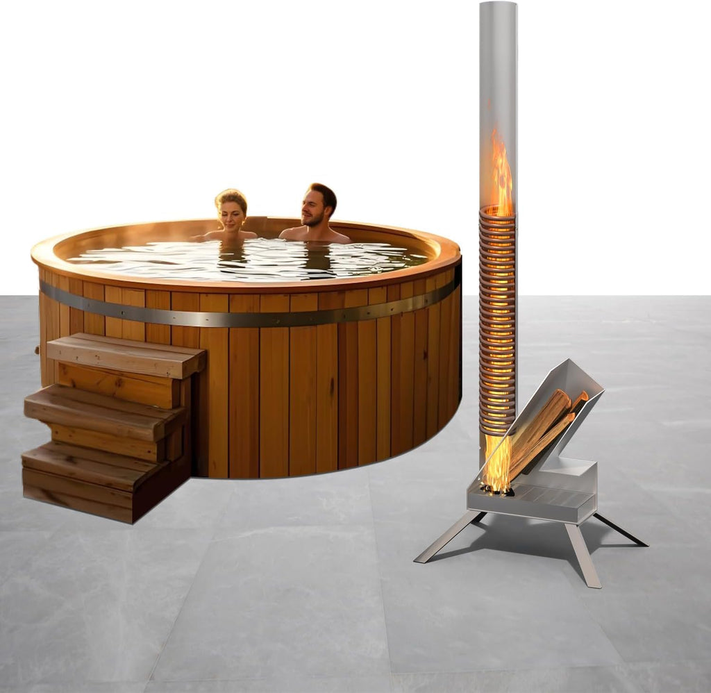 FanceSwim Outdoor Wood Burning Heater for Hot Tub