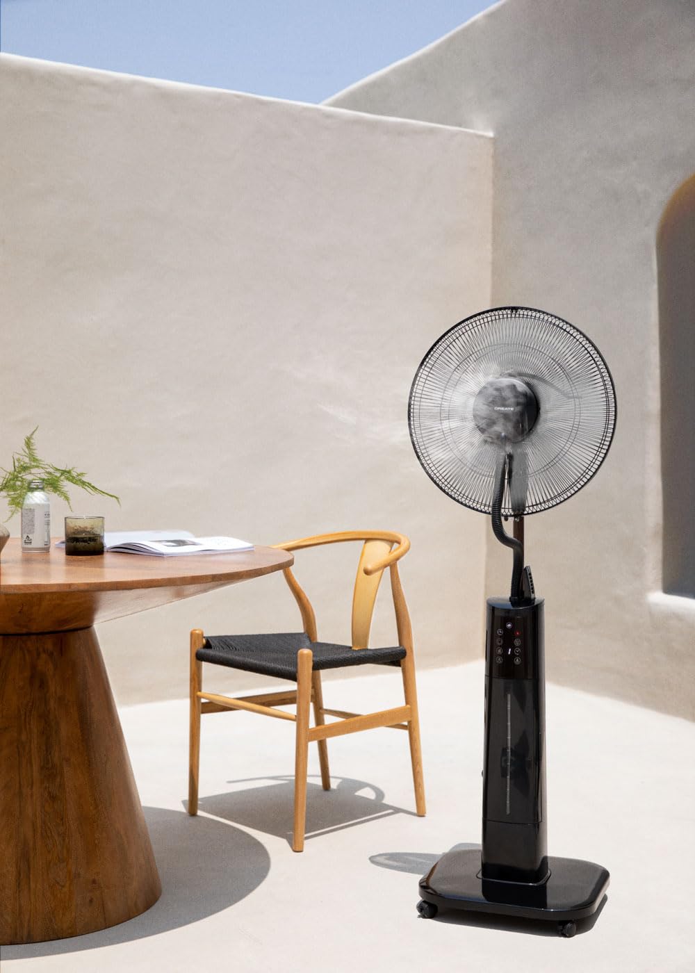 CREATE Air Mist Pro Oscillating Fogger Fan with Remote