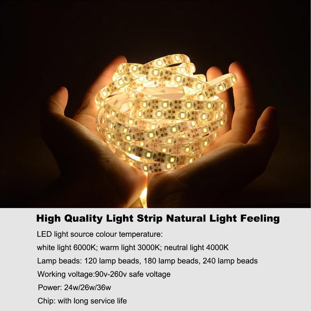 LTINGNG Backlit LED Wall Mounted Smart Bathroom Mirror
