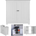 Lucn Pedestal Bathroom Cabinet White