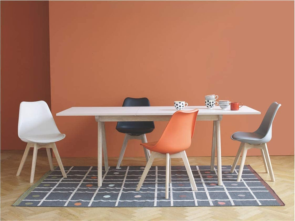 IHANA Mid-Century Modern Dining Chair with Cushioned Seat
