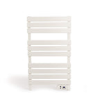 CREATE Electric Towel Warmer in white with LCD display and timer