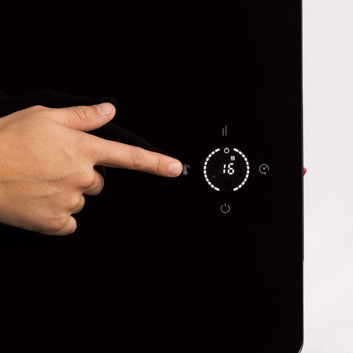 CREATE Warm Towel Glass Electric Towel Rail with WiFi