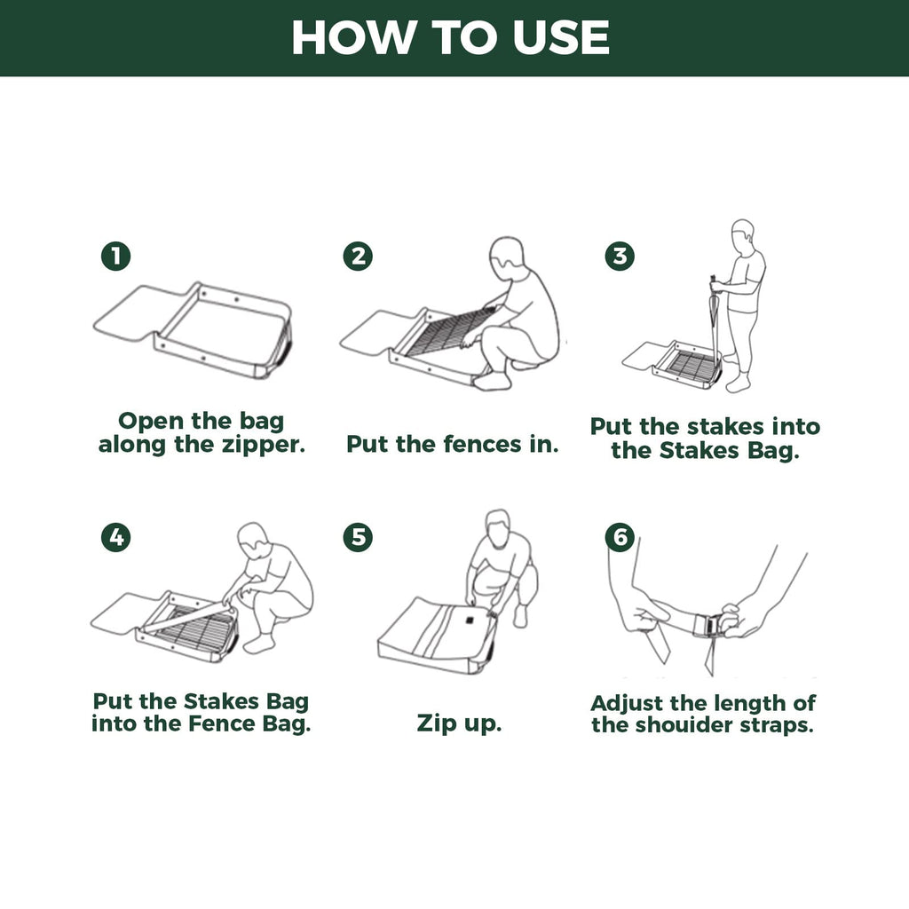 FXW 32-inch Dog Playpen Storage Bag for RV Trips