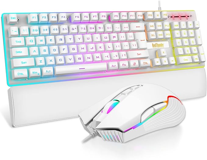 RedThunder K10 Wired Gaming Keyboard and Mouse Combo
