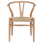Nicer Furniture Replica Hans Wegner Wishbone Chair Natural Set of 2
