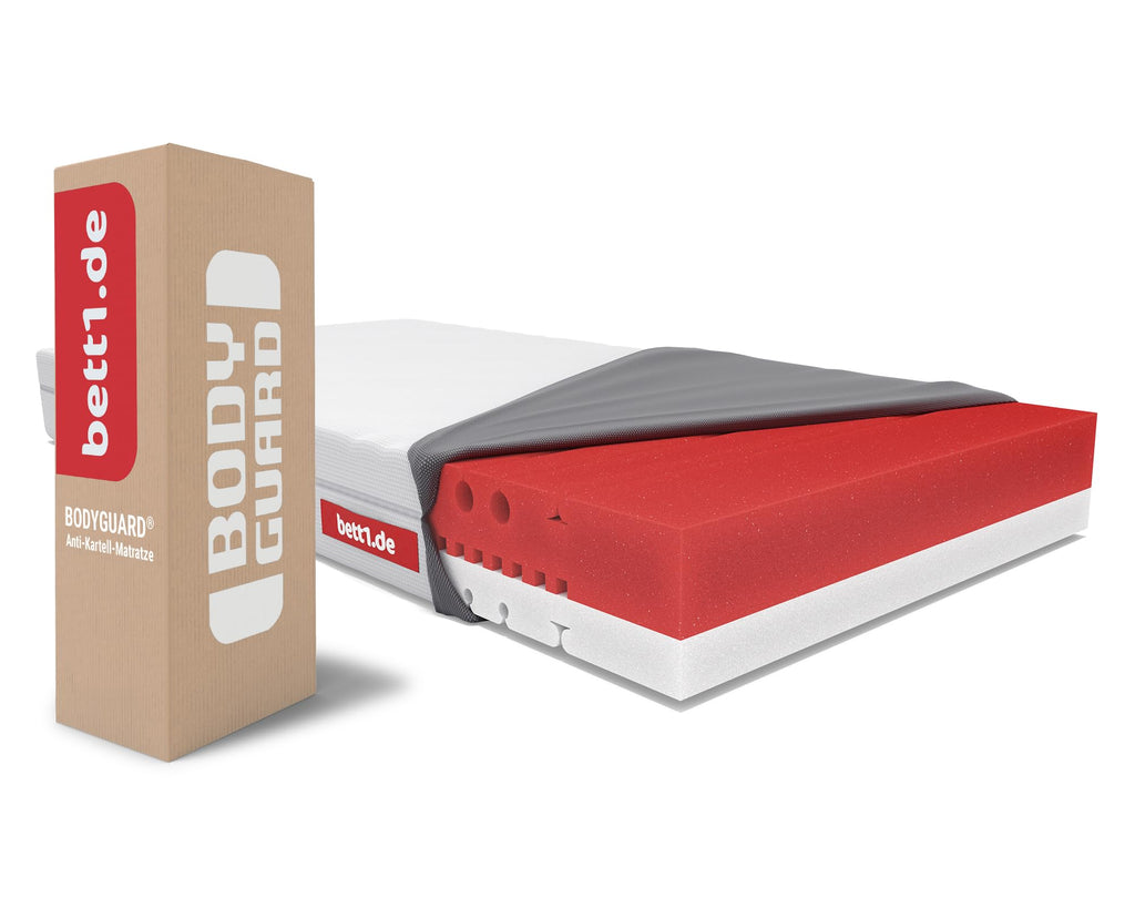 Bett1 Bodyguard Anti-Cartel Mattress with Ergonomic Modules