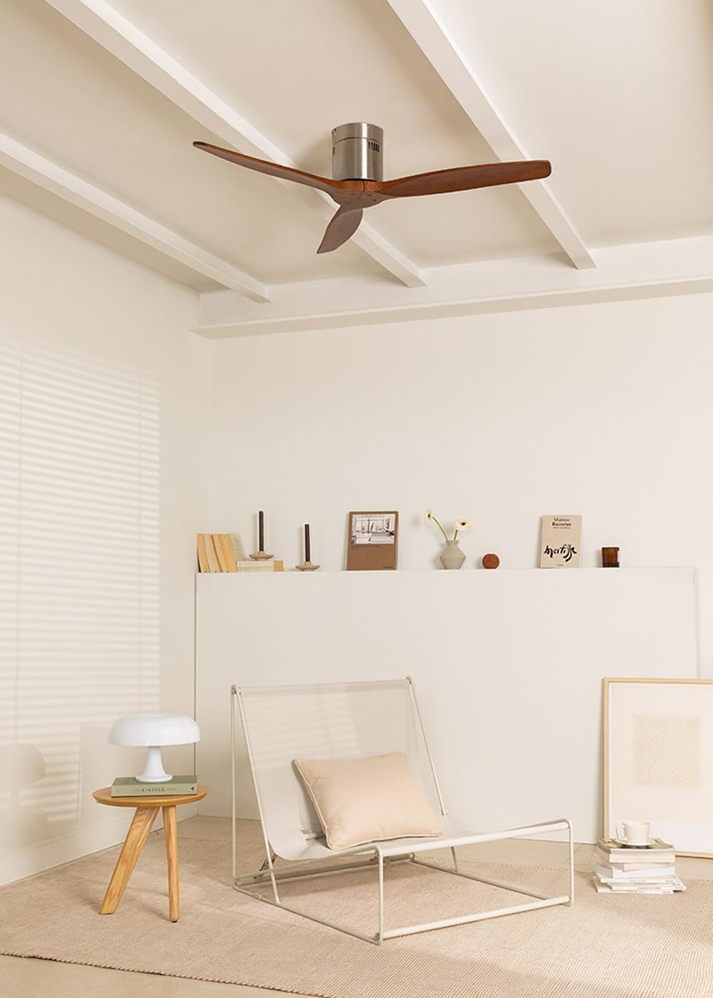 Create Windcalm Natural Wood M Ceiling Fan with Remote