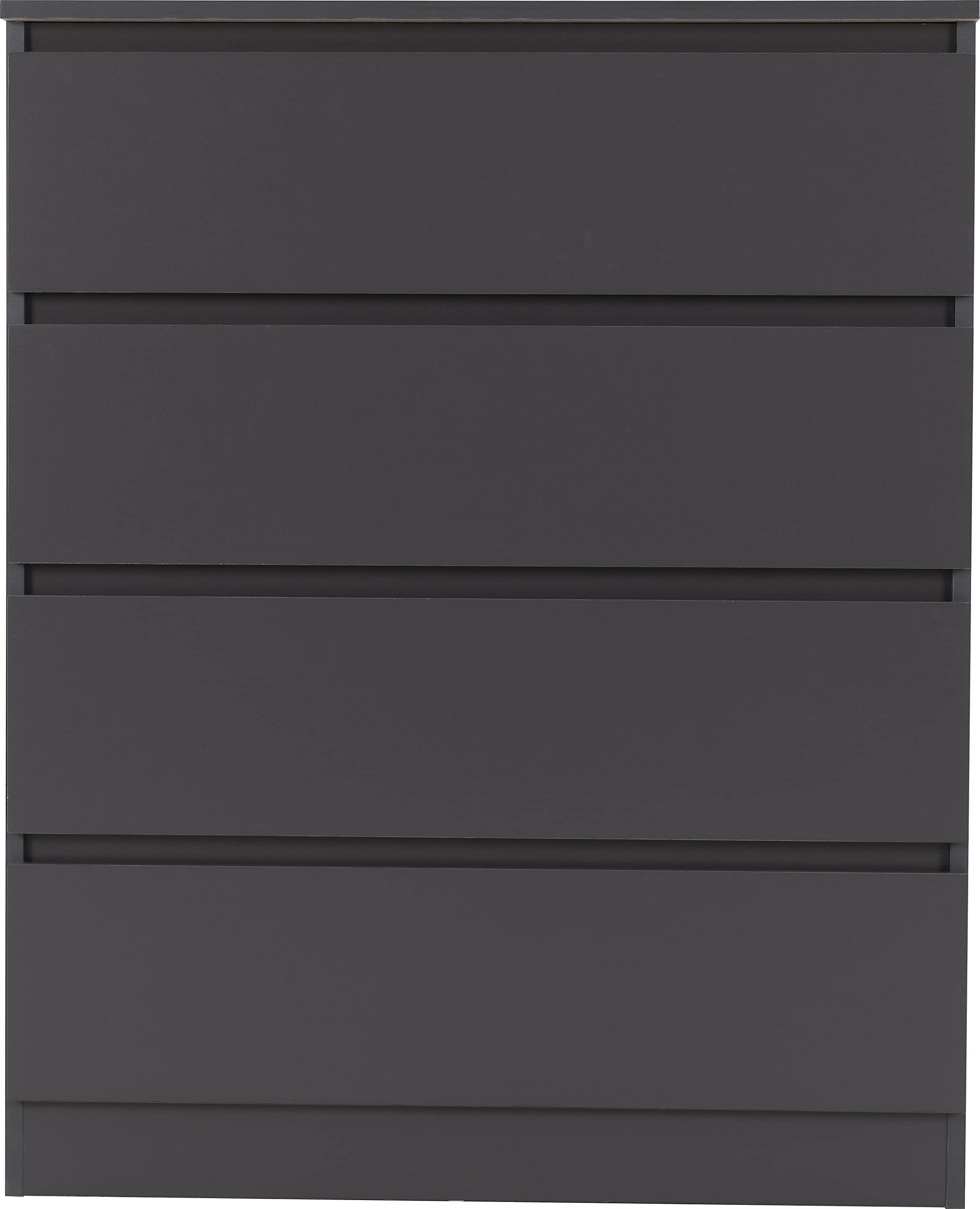 Seconique Malvern 4 Drawer Chest in Grey