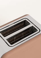 CREATE Retro Mocha Toaster with 6 Power Levels