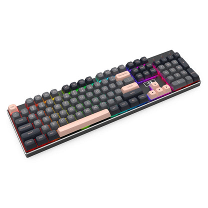 Redragon K556 PRO Upgraded Wireless RGB Gaming Keyboard, BT/2.4Ghz Tri-Mode Aluminum Mechanical Keyboard w/No-Lag Connection, Hot-Swap Linear Quiet Red Switch