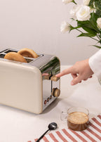 CREATE Retro Electric Bread Toaster with 6 Power Levels