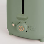 CREATE Sage Green Toaster with 6 Power Levels