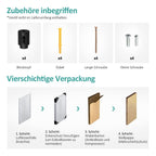 EMKE Anthracite Steel Towel Warming Radiator