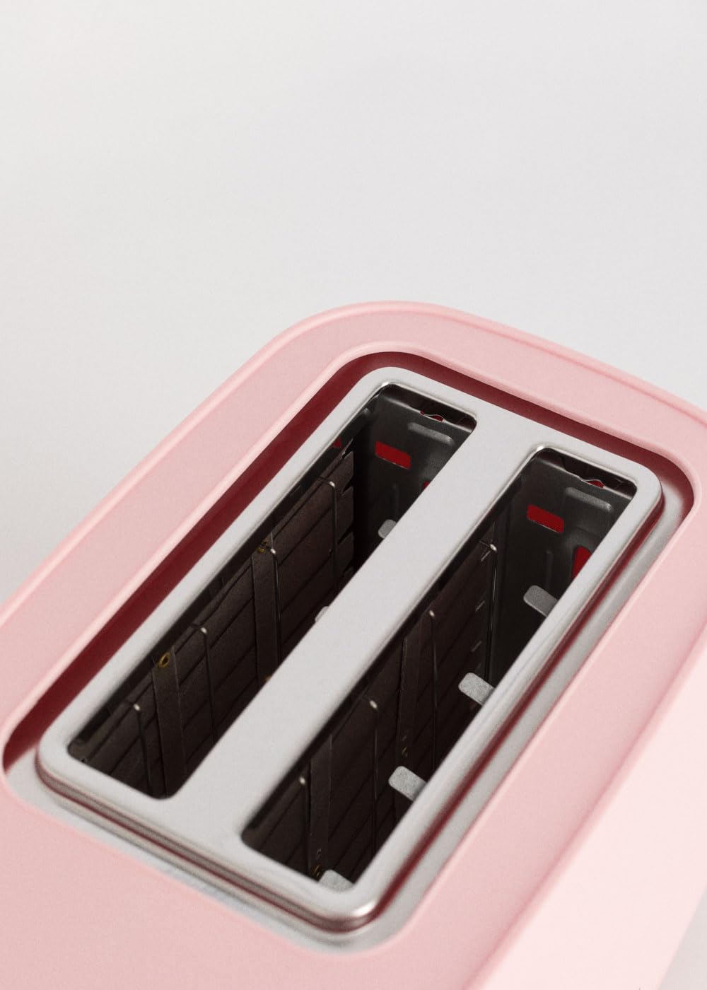 CREATE Pink Toaster with 6 Power Levels and Safety Features