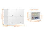HOMIDEC 4 Tier Shoe Rack for 16 Pairs Storage