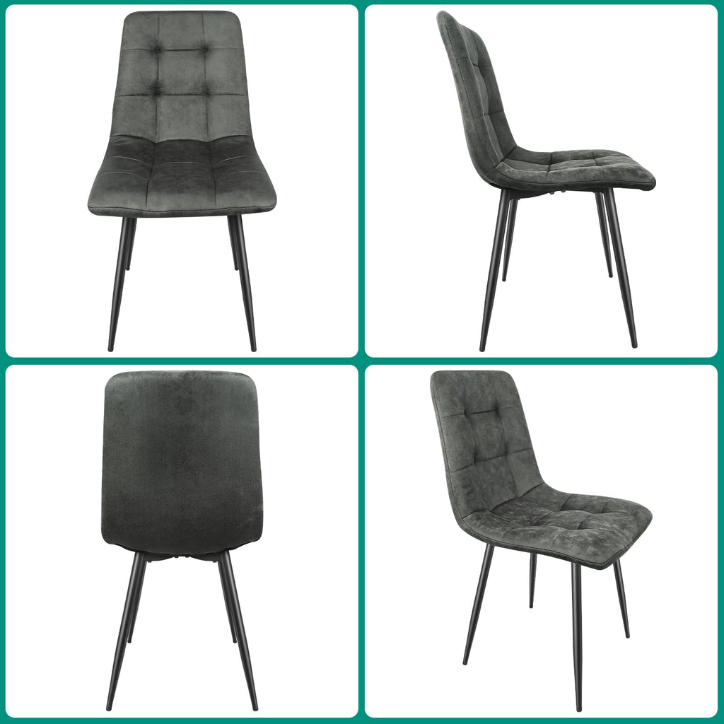 JIJIAN Set of 4 Dining Room Chairs with Technological Fabric