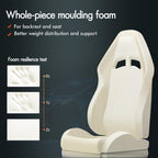 ELFORDSON High Back Gaming Chair with Massage Lumbar Cushion