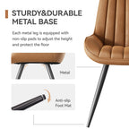 Hawthyhome Modern Dining Chairs Set of 4 with Upholstered Seat