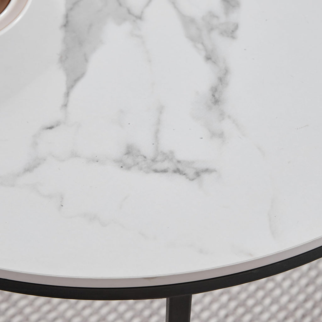 GrandCA HOME Stackable Round Coffee Tables Set