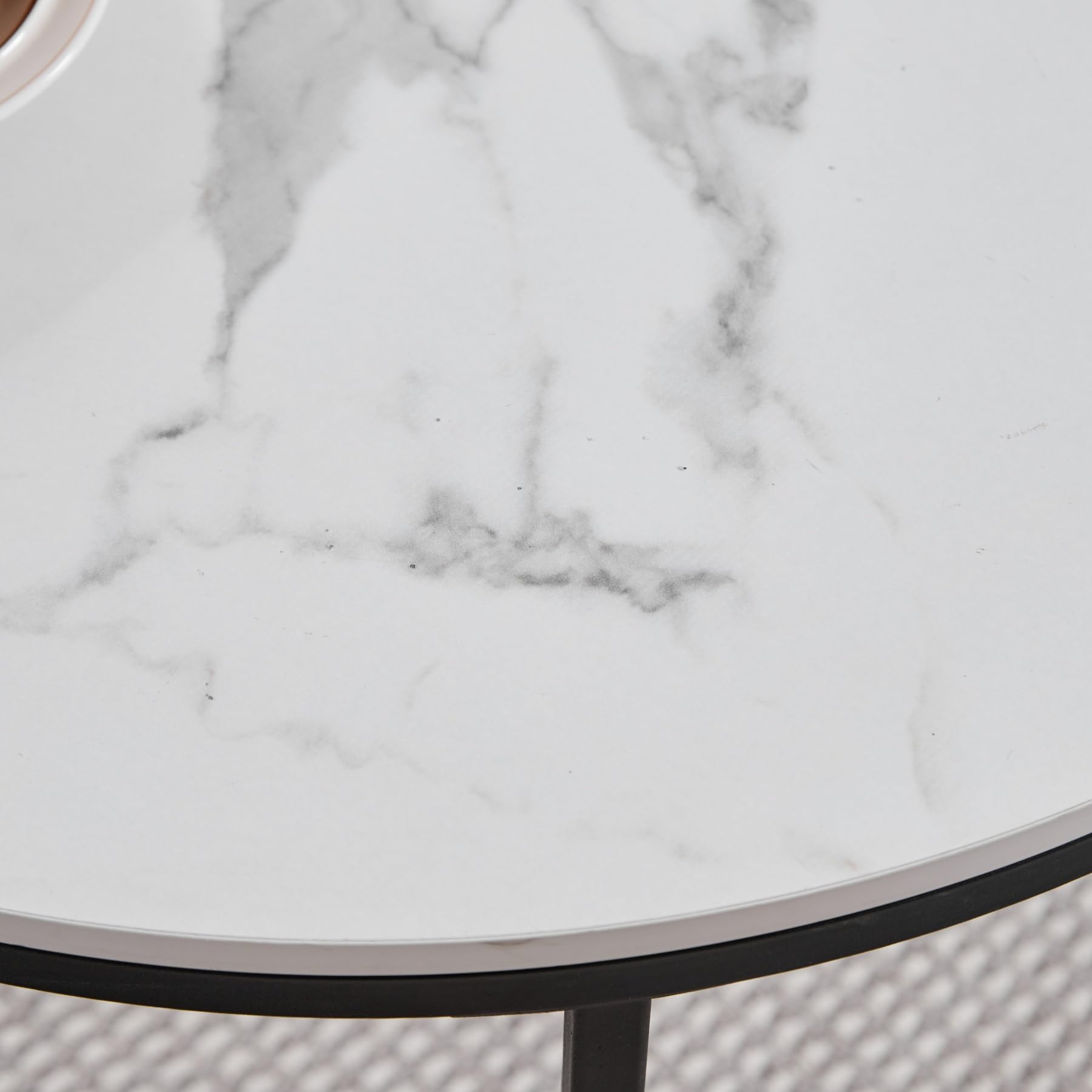 GrandCA HOME Stackable Round Coffee Tables Set