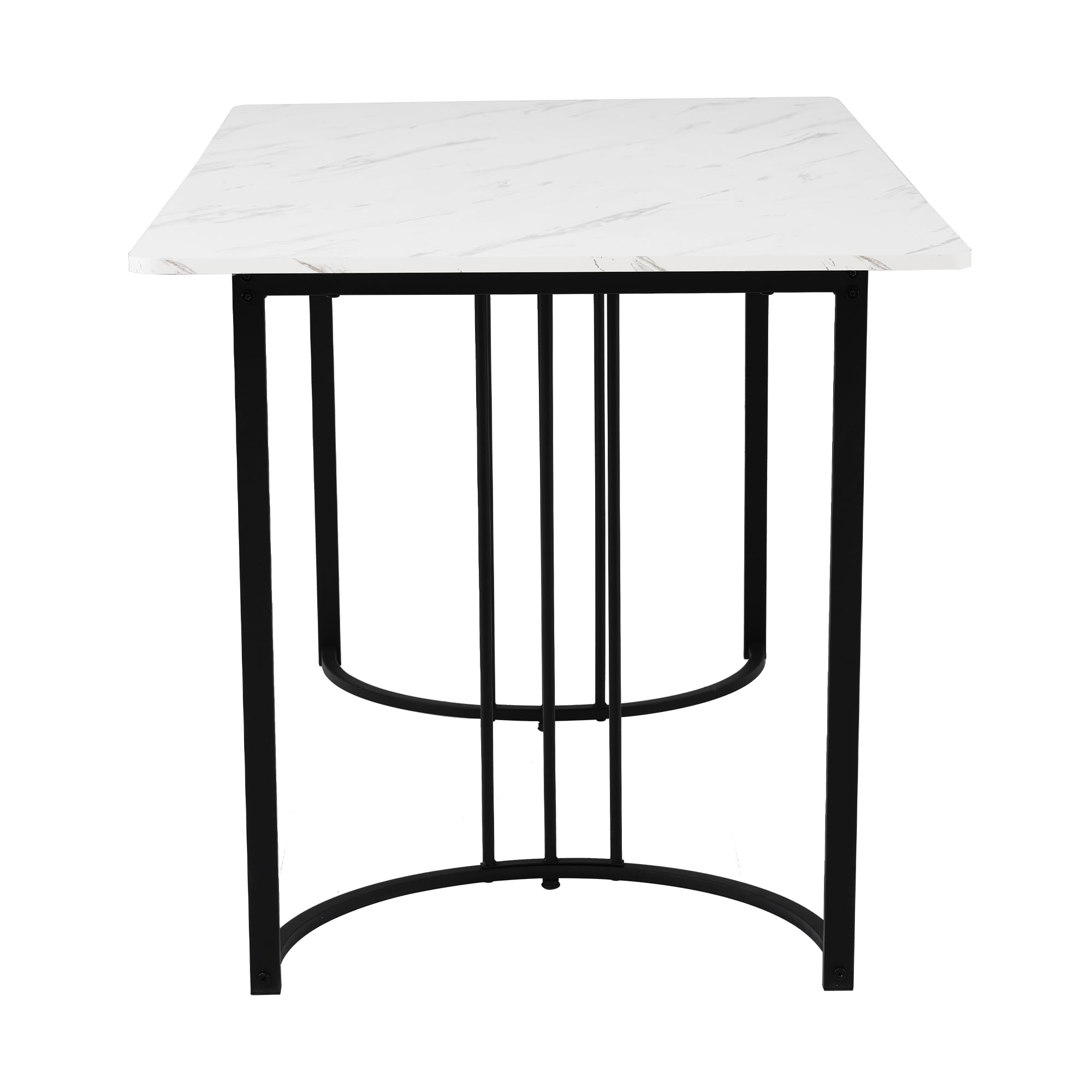 RanRan Modern Marble Pattern Rectangular Dining Table