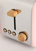 CREATE Toaster Retro Style Wide Slots Pink