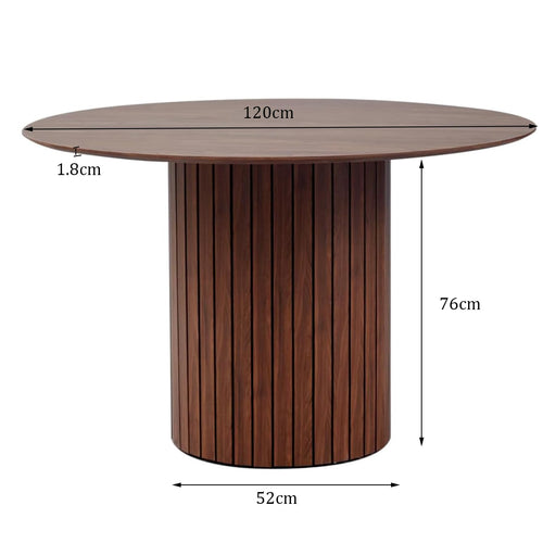 GrandCA HOME Modern Industrial Round Dining Table