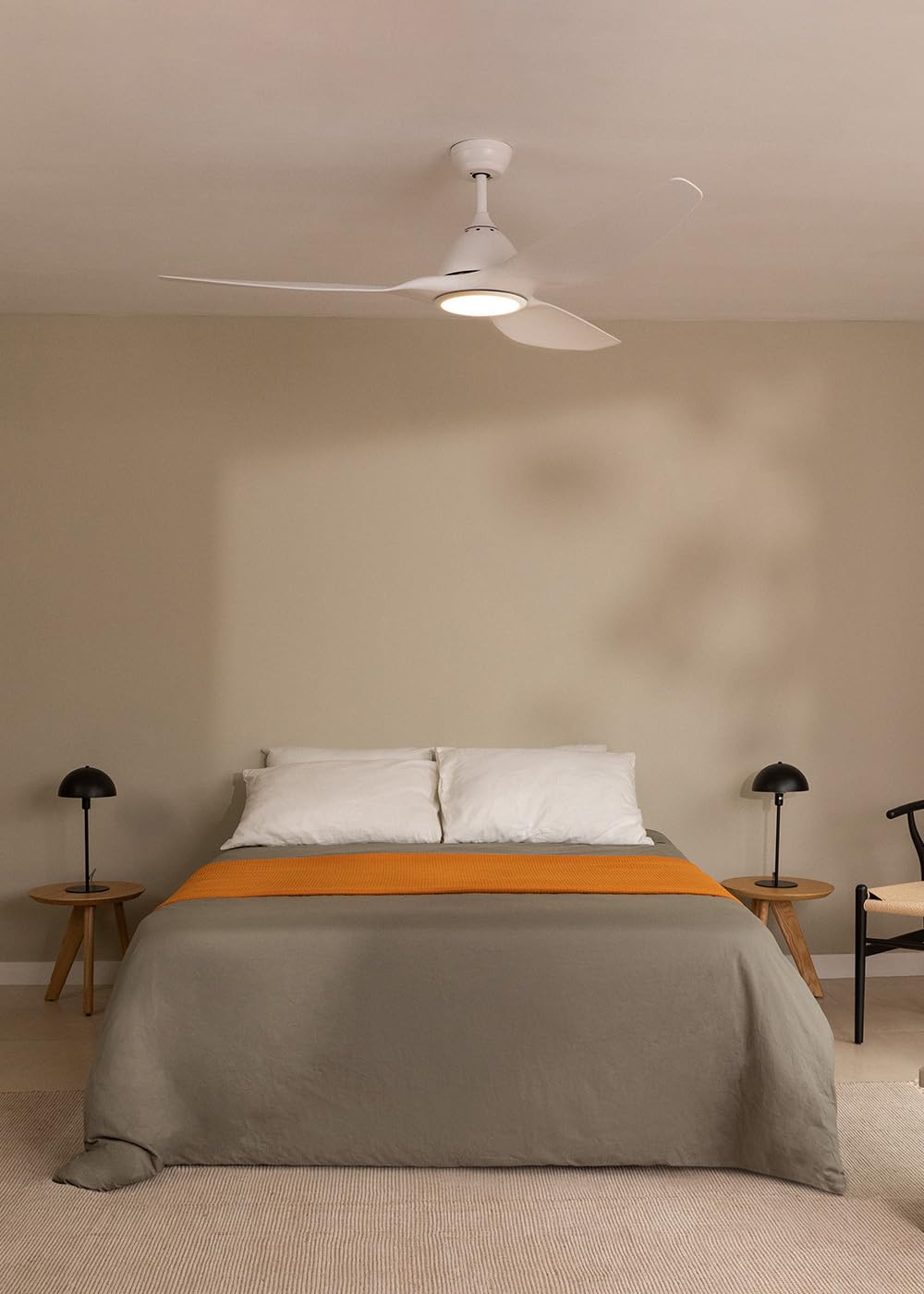 CREATE Ceiling Fan with White Light and Copper AC Motor