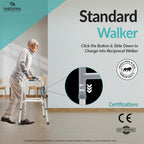 Healthshine Lightweight Foldable Reciprocal Walker HS913L
