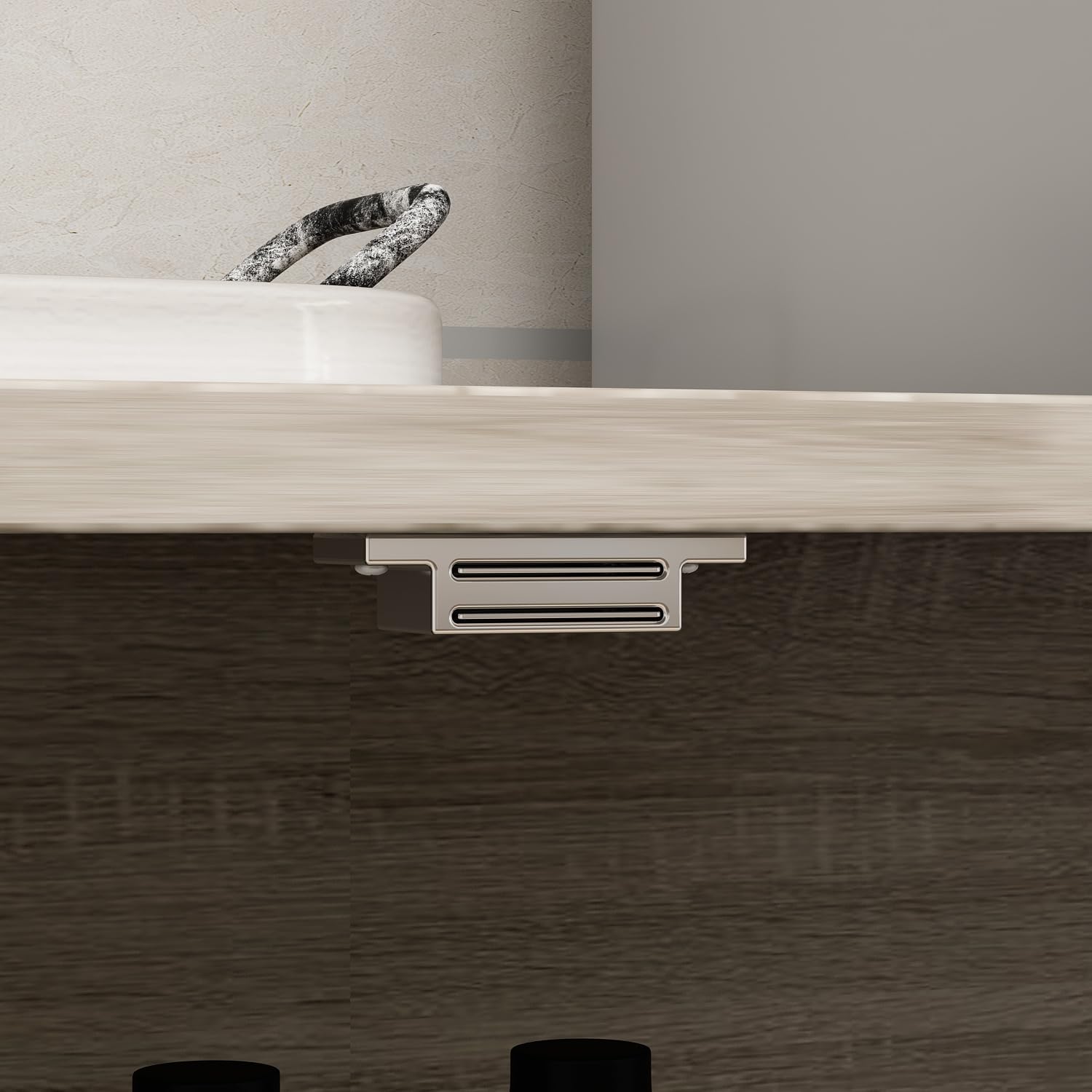 DEZAGCE Industrial Kitchen Sideboard with 3 Doors and Drawers