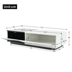 MURUL Marble Effect Veneer Two Door Coffee Table