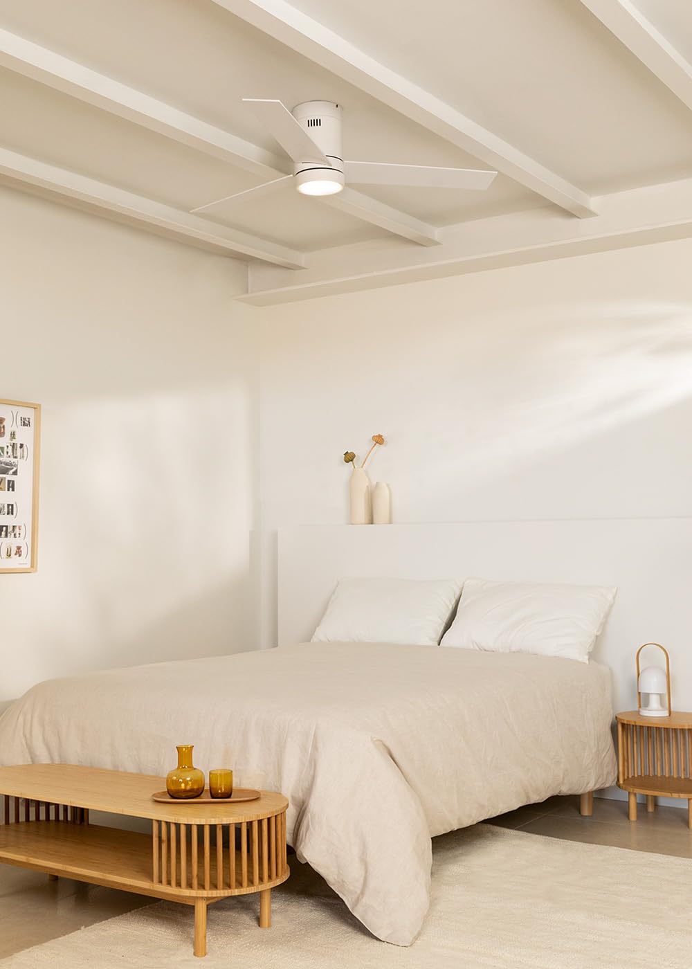 CREATE Ceiling Fan with White Light and Remote Control