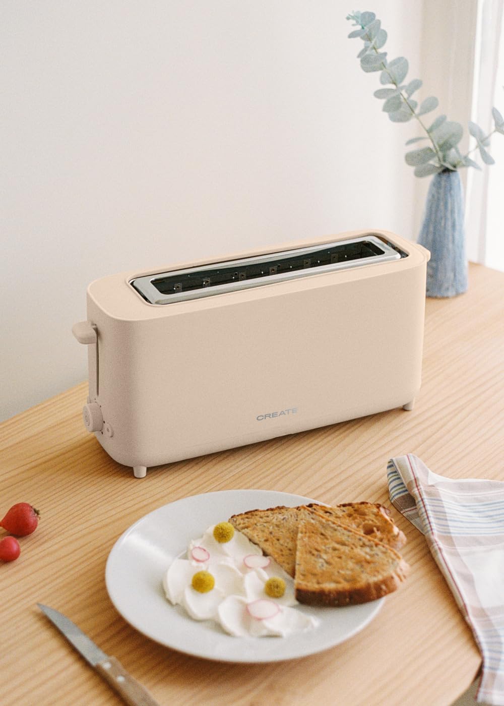 CREATE STUDIO XL Sandbread Toaster with 6 Power Levels