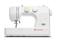 Singer SM024 white and red sewing machine with corded electric power
