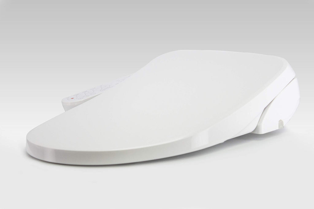 Alpha Bidet GX Wave Bidet Toilet Seat in Elongated White