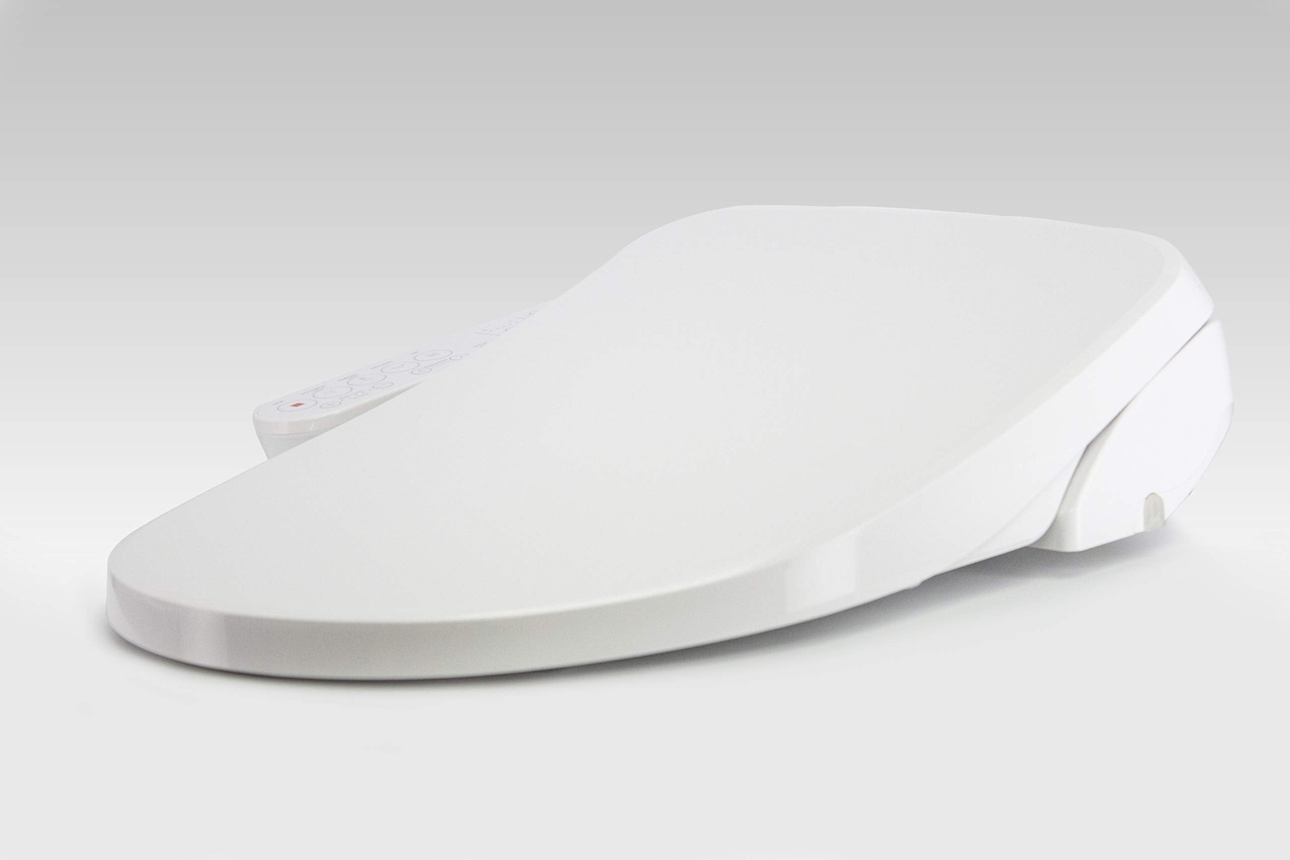 Alpha Bidet GX Wave Bidet Toilet Seat in Elongated White
