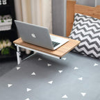 sogesfurniture Adjustable Height Side Table with Metal Frame