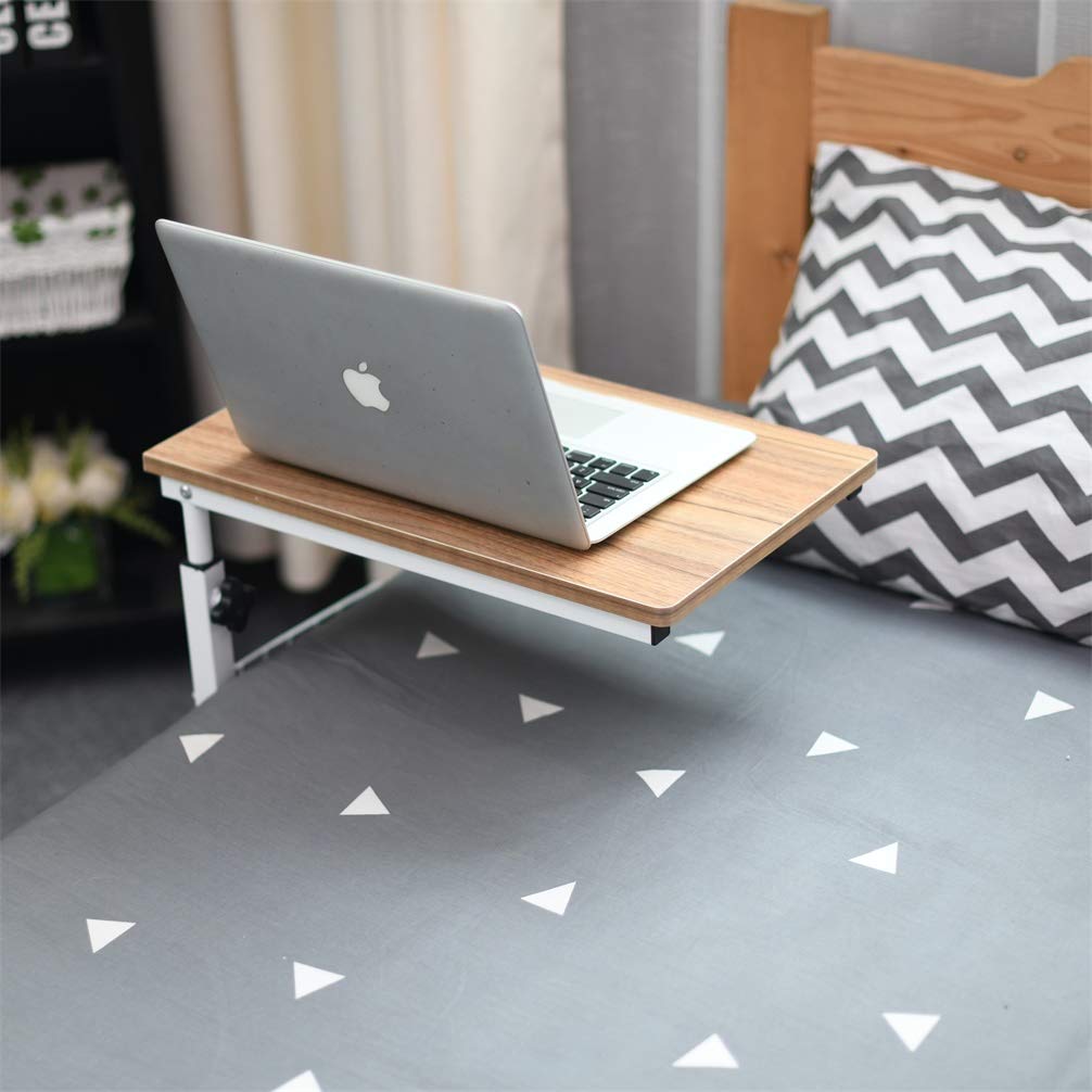 sogesfurniture Adjustable Height Side Table with Metal Frame
