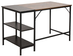 CLP Ocala Wooden Office Desk with Attached Shelf
