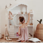 3 Tier Kids Bookshelf with Storage from WUHUHAI, featuring a staircase design and five compartments