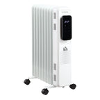 HOMCOM Portable Electric Oil Heater with adjustable temperature settings and 3 heating levels