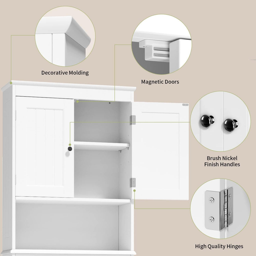 Gizoon Over the Toilet Storage Cabinet with Adjustable Shelf