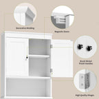 Gizoon Over the Toilet Storage Cabinet with Adjustable Shelf